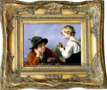Antique Corner Frame œuvres - WB 121 antique cadre de peinture à l’huile corner